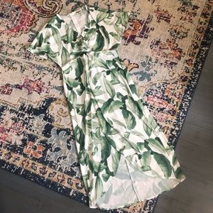 Show Me Your MuMu Faux Wrap High Low Dress